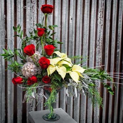 Custom Christmas Arrangement - Call for Pricing from Marion Flower Shop in Marion, OH