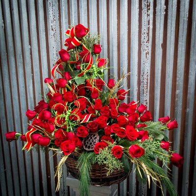 Custom Christmas Arrangement - Call for Pricing from Marion Flower Shop in Marion, OH