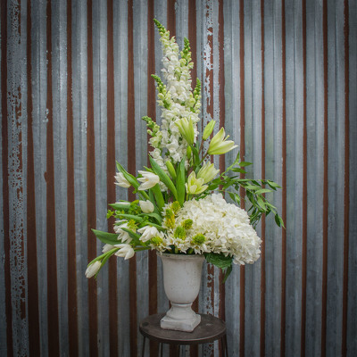 Traditional Urn Arrangement from Marion Flower Shop in Marion, OH