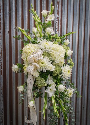 Easel in Pure Whites from Marion Flower Shop in Marion, OH