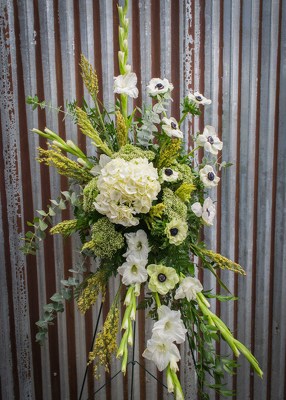 Easel in Pure Whites from Marion Flower Shop in Marion, OH